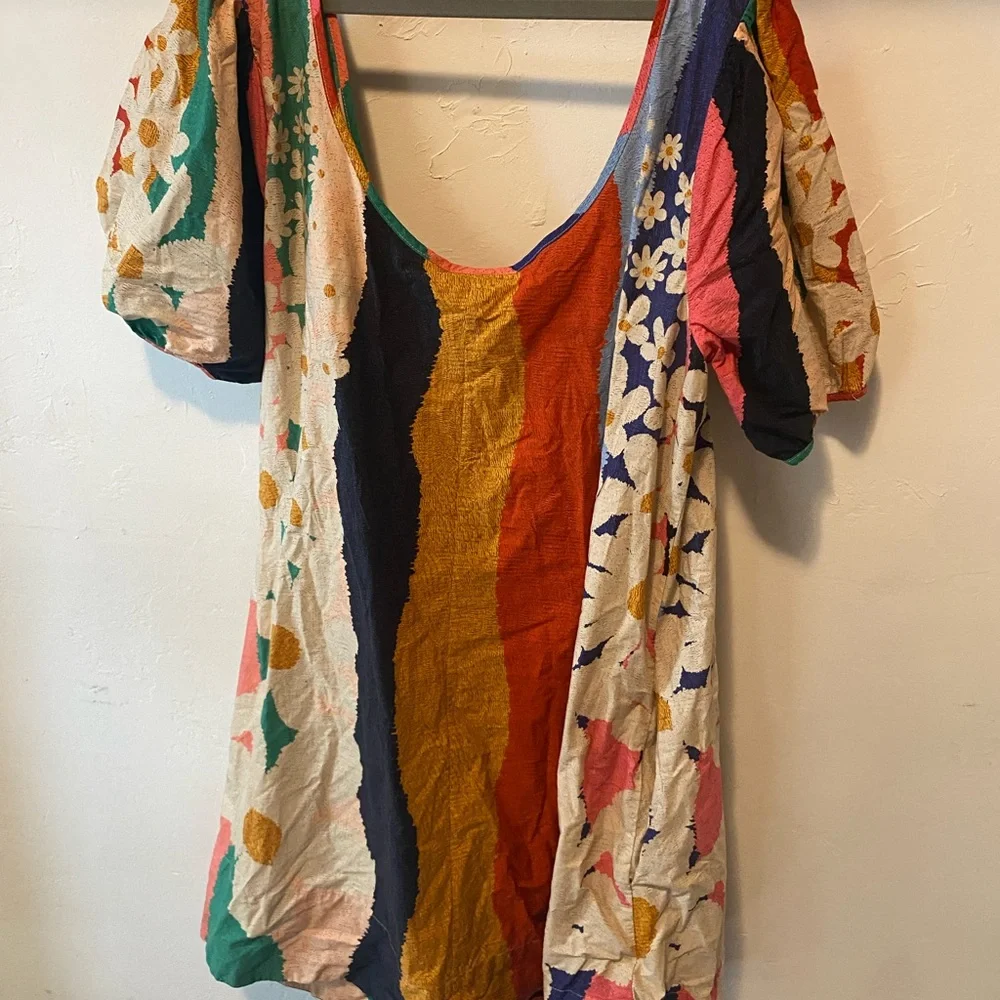 FARM Rio Floral Puff Sleeve Dress - Picture 5 of 7